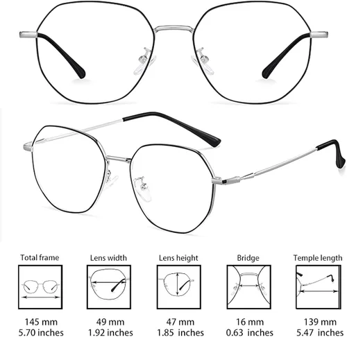 Vista 4 de AMApart - Gafas de luz azul para mujeres adolescentes y niñas
