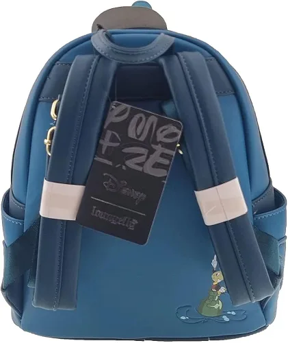 Vista 4 de Loungefly Mini mochila Disney Classics Pinocho Geppetto y Monstro Multicolor
