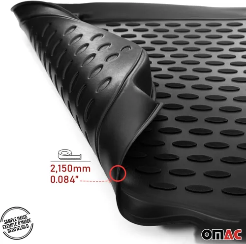 Vista 7 de OMAC Alfombrillas de piso para Mazda 5 2012-2015, alfombrillas de automóvil para todo tipo de clima, 3D, ajuste personalizado, tapete de goma