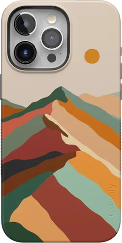 Vista 45 de Carcasa Casely iPhone 15 Pro Viva La Vida Collage de Frida Kahlo Diseño Protector Audaz Compatible con MagSafe