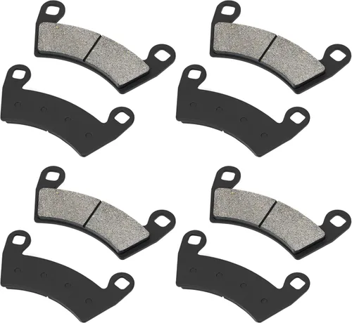 Vista 2 de AHL Pastillas de freno delanteras y traseras para POLARIS 700 Ranger Crew EFI 4x4 2009/800 Ranger 6x6 2010-2015 / RZR-4 XP900 RZR XP4 900