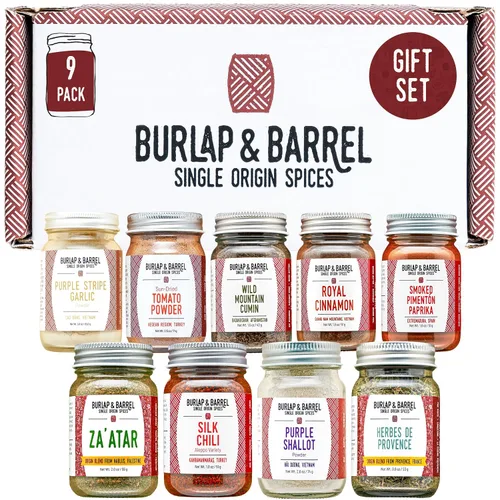 Vista 10 de Burlap & Barrel Juego de especias de origen único para tacos – Comino de montaña salvaje, tomate secado al sol, lima negra molida – como se ve