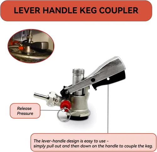 Vista 5 de BACOENG Kit de conversión de cerveza sin tanque Kegerator de torre estándar