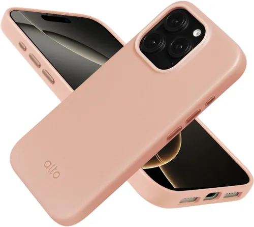 Vista 16 de alto Funda para teléfono compatible con iPhone 15 2023 y MagSafe, funda magnética de cuero italiano, funda protectora contra caídas de la serie Clop
