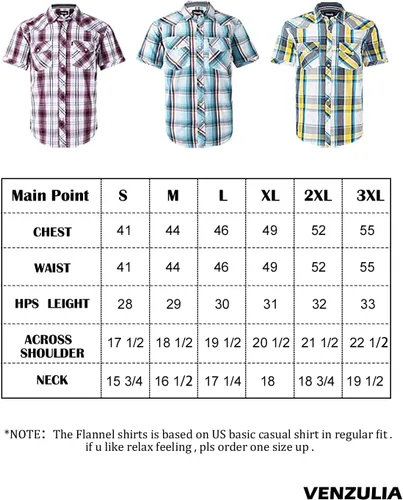 Vista 6 de Camisa casual de manga corta con dos bolsillos para hombre