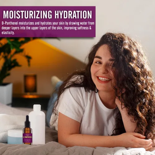 Vista 6 de D-pantenol 76.9% concentrado – Pro‑vitamina B5 de grado cosmético – para sueros de bricolaje, cremas y cuidado del cabello – 30 g (1 oz)