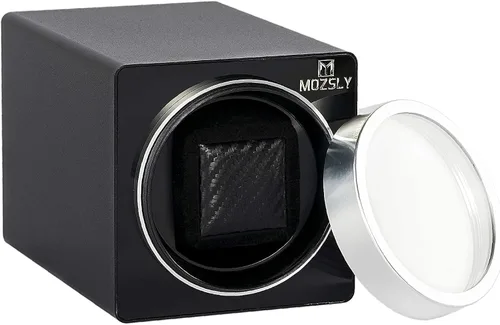 Vista 6 de MOZSLY Reloj Winder para Relojes Automáticos 12 Modo de Rotación con Bastante Motor Metal