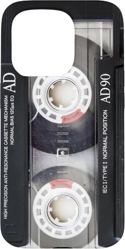 Vista 14 de iPhone 16 Vintage Music Audio Cassette Cinta Retro 90s 80s 70s 60s Caso