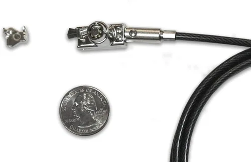 Vista 5 de TZ03T Cerradura de cuña ultra compacta con llave de barril para portátiles Dell Latitude