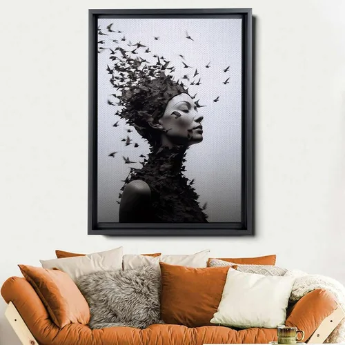 Vista 6 de Forest Girl Print, Wall Art, Affiche, Nature Print, Gift for Her