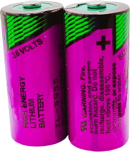 Vista 5 de Paquete de 5 baterías TL-5955 de 3,6 V 2/3AA 1650 mAh para batería de litio Tadiran de 3,6 voltios TL-5955