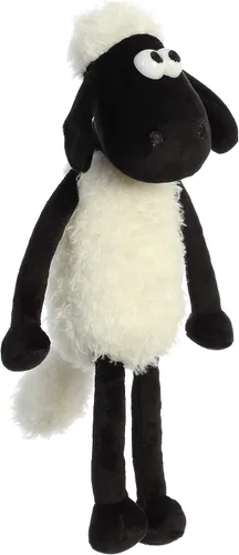 Vista 5 de Aurora® Juguetón Shaun The Sheep® Animal de peluche - Diversión sin fin - Exploración de corrales - Blanco 11 pulgadas