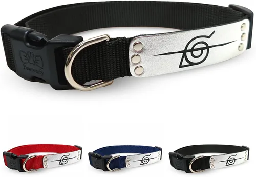 Vista 15 de Collar de perro Naruto para perros grandes, medianos, pequeños y XS: collar para perros de anime con licencia oficial de Naruto Shippuden Arena
