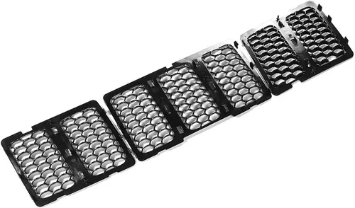 Vista 2 de Rejilla delantera de malla tipo panal de JeCar para Jeep Grand Cherokee 2014-2016