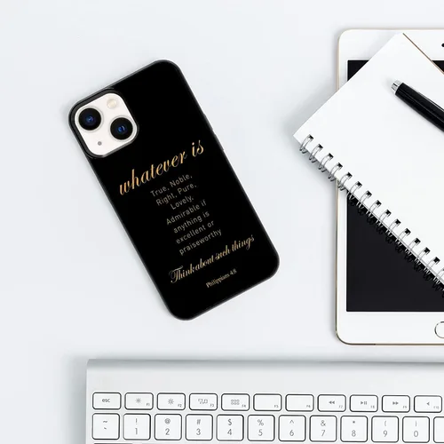 Vista 5 de Funda inspiradora para iPhone 15, 14, 13, 12, 11, Pro, XR, Samsung Galaxy S23, S22, S21, S20, FE, Note 20, Ultra 10, Plus, A03S, A02S, A13, A32