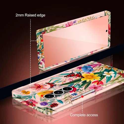 Vista 8 de Hekodonk Funda para Galaxy Z Fold 6, compatible con MagSafe, protector de pantalla integrado, protección de bisagra, magnética, delgada, a prueba