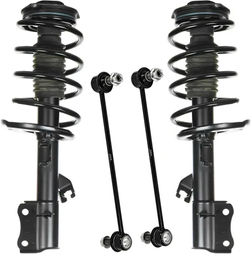 Vista 102 de Detroit Axle - 4 barras estabilizadoras de puntales delanteros para Kia Forte Koup 10-13 12-13 Forte5, puntales y barras estabilizadoras de resorte