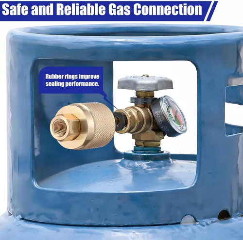 Vista 4 de 2 Pack RE7141F Forklift Connector Female,Propane Tank Connector