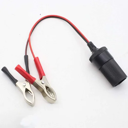 Vista 3 de Enchufe adaptador de encendedor de cigarrillos de 12 V para batería de vehículo
