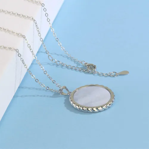 Vista 6 de SmileBelle Tree of Life Necklace as Birthday Gifts for Mom Grandma, Mom Gifts for Stepmom as Bonus Mom Gifts From Daughter, Silver Mother in Law