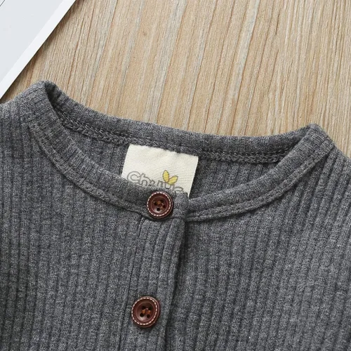 Vista 5 de Kuriozud Mameluco de una pieza para recién nacido, unisex, con botones, para bebé y niña