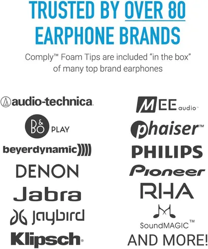Vista 4 de Comply Puntas de repuesto de espuma viscoelástica para Google Pixel Buds y Google Pixel Buds A-Series Máxima comodidad, ajuste seguro, aislamiento