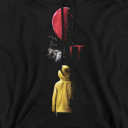Vista 2 de Trevco It Red Balloon - Sudadera con capucha unisex para adultos para hombre y mujer