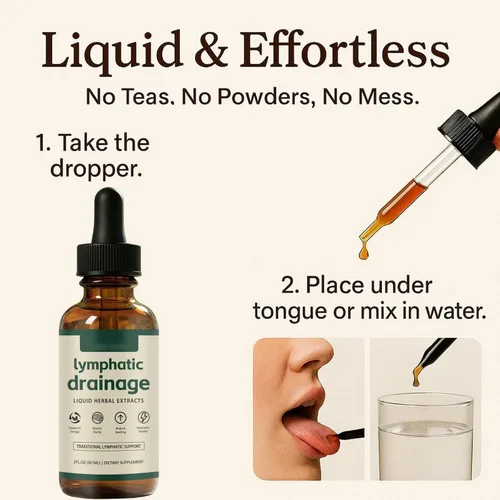 Vista 3 de Gotas de drenaje linfático de 2 fl oz – Gotas de bienestar, aceite de desintoxicación de drenaje linfático, reduce la hinchazón de la cara y el 3