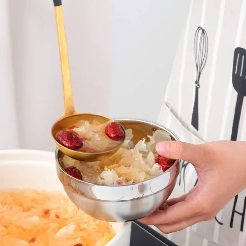 Vista 9 de Juego de cuencos de acero inoxidable: 6 cuencos de cereales de 17 onzas con aislamiento de doble pared, apto para lavavajillas, tazón de sopa