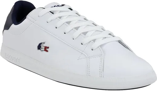 Vista 2 de Lacoste Tenis graduados para hombre, Blanco