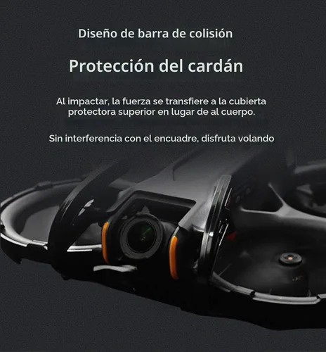 Vista 7 de Generic AVATA 2 Drone Propeller Guard Protector de 360 grados, para DJI AVATA2 Funda protectora de parachoques, antigolpes y antiarañazos