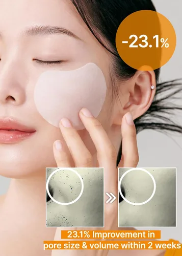 Vista 4 de celimax Almohadilla iluminadora de poros y manchas oscuras Almohadillas exfoliantes para poros dilatados, con ácido hialurónico, minimizador