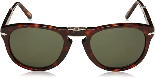 Vista 2 de Persol PO3108S - Gafas de sol redondas Rayas AzulNaranja
