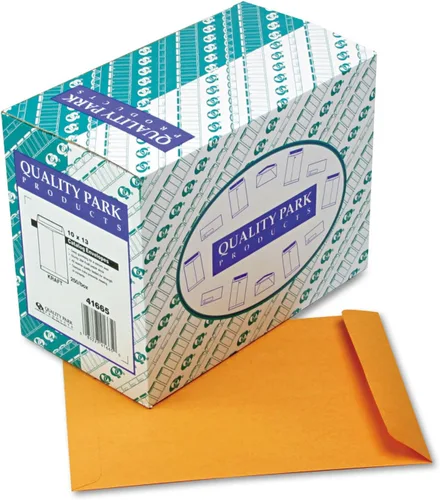Vista 6 de Quality Park Heavyweight Catalog Envelopes, Gummed, Brown Kraft, 10 x 13, 250 per Box, (41665) (Pack of 2)