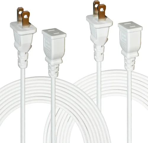 Vista 11 de Right Angel - Cable de extensión delgado negro de 4 pies 5A 125V