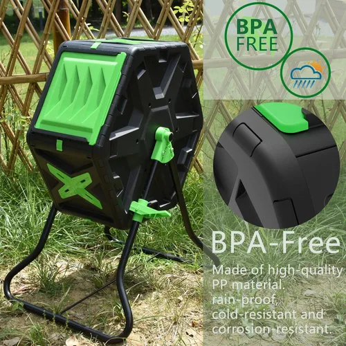 Vista 5 de SQUEEZE master Vaso de compostaje ligero de una sola cámara para compost de 18.5 galones/70L