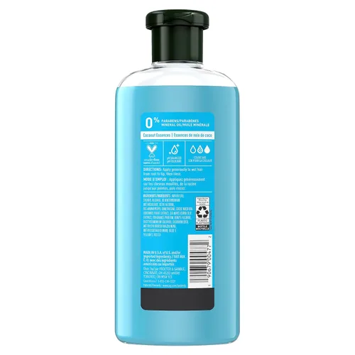 Vista 2 de Herbal Essences Hello - Acondicionador de hidratación, humedad profunda para el cabello, 11.7 onzas líquidas, aroma a coco, sin parabenos, probado