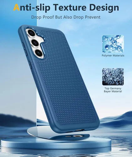 Vista 354 de FNTCASE Funda para iPhone 17 Pro: Fundas delgadas translúcidas de color azul claro compatibles con MagSafe, protección completa de la cámara