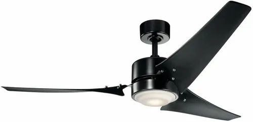 Vista 3 de Kichler 310155SBK Ventilador de techo 60```, negro satinado