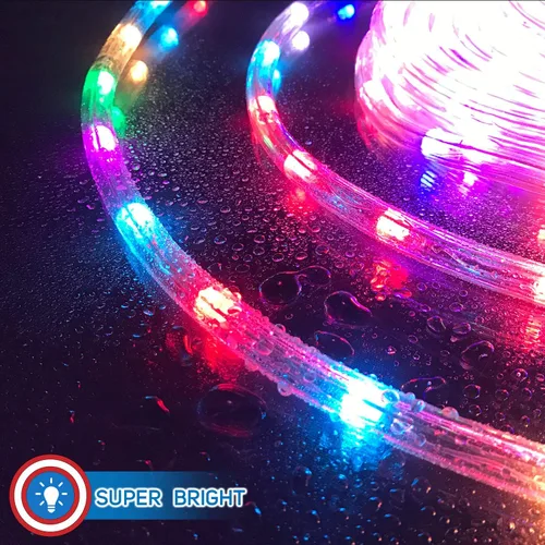 Vista 3 de Russell Decor Cuerda de luces LED con controlador multifunción para Navidad, Halloween, 4 de julio, Día de los Caídos, decoración de vacaciones