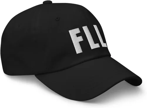 Vista 2 de Airport Code FLL Hat Fort Lauderdale Florida FL - Gorra bordada para papá, gorra de béisbol con hebilla ajustable