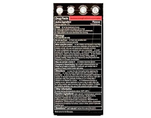 Vista 3 de Oxy Crema limpiadora de tratamiento de manchas de máxima fuga, 0.65 onzas (paquete de 3)