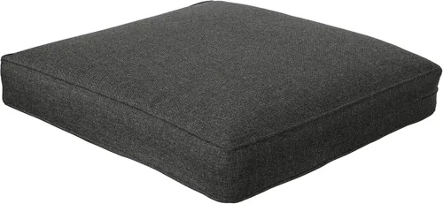 Vista 4 de QILLOWAY Juego de cojines de poliéster para sillas de exterior, cojines de exterior para muebles de patio, todo tipo de clima. Gris carbón/negro