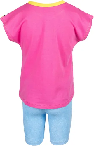 Vista 6 de L.O.L. Surprise! Conjunto de camiseta gráfica y pantalones cortos de bicicleta para niñas de niños pequeños a niños grandes