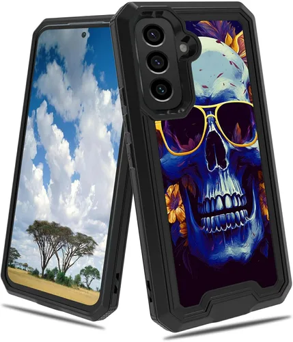 Vista 32 de Funda para Samsung S23 FE Funda Galaxy S23 FE 2 en 1 PC duro de doble capa TPU suave a prueba de golpes Funda protectora para Samsung Galaxy S23 FE