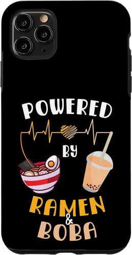 Vista 13 de Powered by Ramen & Boba Tea - Linda funda Kawaii Ramen Soup para iPhone 17