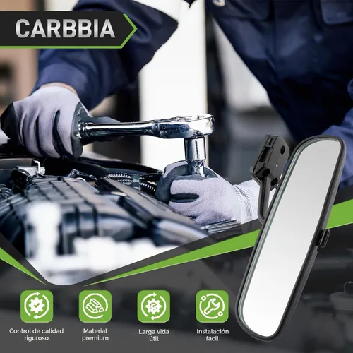 Vista 5 de 76430-S01-A01ZA Espejo retrovisor interior compatible con Honda Civic 1.6L 1996 1997 1998 1999 2000 76430S01A01ZA