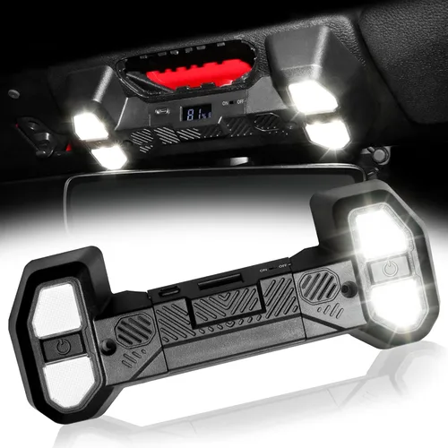 Vista 11 de sukemichi Luz Interior de Mapa Compatible con 2012-2018 Jeep Wrangler JK JKU, Luces de Lectura para Accesorios Jeep JK 2 Puertas 4 Puertas