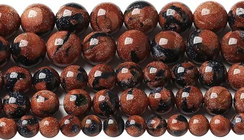 Vista 71 de 36 piezas de cuentas sueltas de espacio de jade de epidoto verde y rojo natural de 10 mm, cuentas redondas para hacer joyas DIY, collares, pulseras