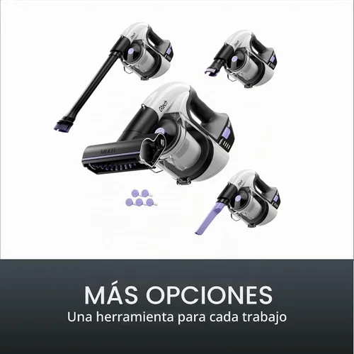 Vista 4 de Gtech Paquete de Aspiradora System Platinum - Incluye la Aspiradora Vertical AirRam Platinum y la Aspiradora de Mano Multi Platinum - Batería